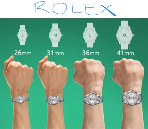 rolex watch face size|Rolex watch sizes women.